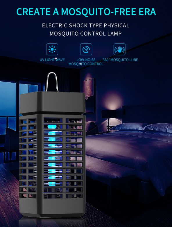 Đèn Diệt Muỗi Gia Đình Căn Hộ Hiệu Quả UV Mosquito WAVE 360° phạm vi 20 mét vuông