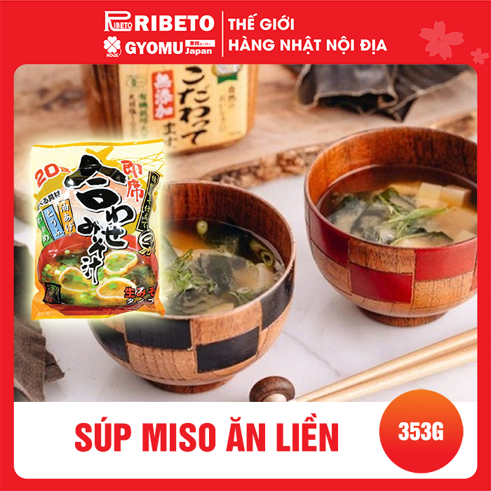 Súp miso ăn liền - Gói 353g - Hàng nội địa Nhật Bản