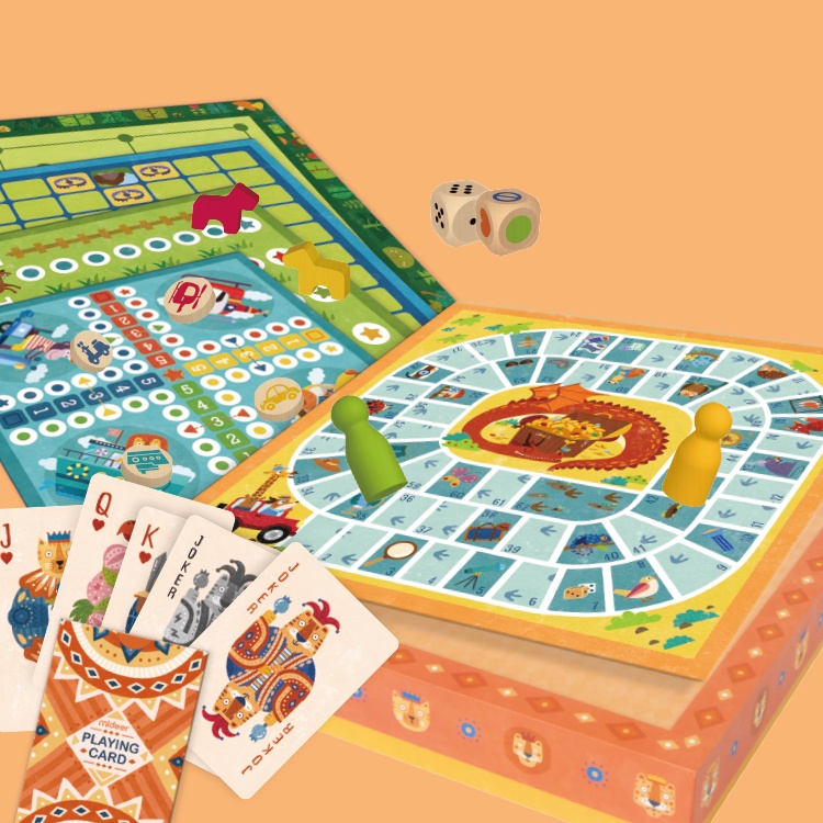 Bộ Cờ Cổ Điển Mideer Classic Games 16 In 1, Đồ Chơi Trí Tuệ Dành Cho Bé Từ 2,3,4,5,6,7 Tuổi