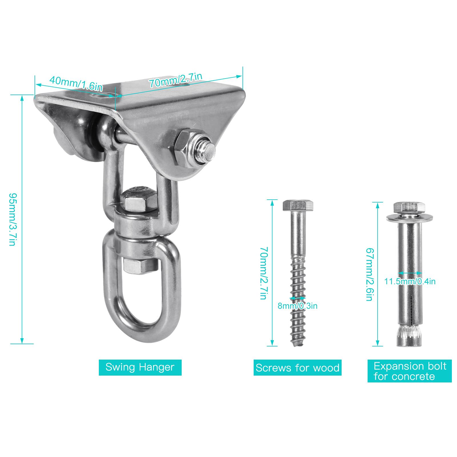 Móc treo bằng thép được làm bằng vật liệu SUS304, chống gỉ, bền và chịu lực cao