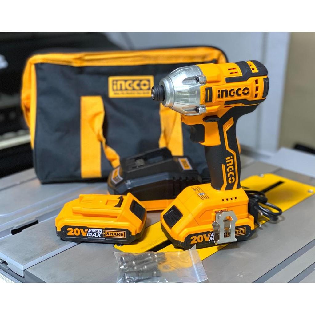 MÁY VẶN VÍT/ SIẾT VÍT DÙNG PIN 20V INGCO CIRLI2002 - HÀNG CHÍNH HÃNG