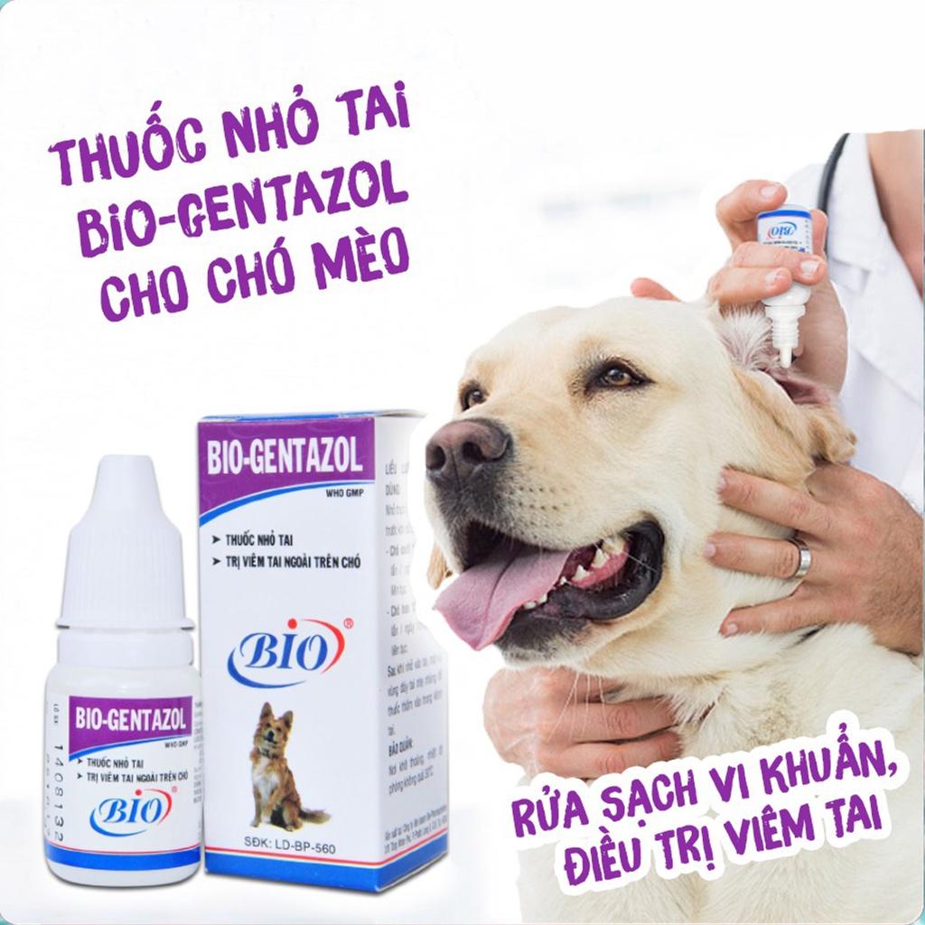 Nhỏ Tai Chó Mèo Bio Gentazol