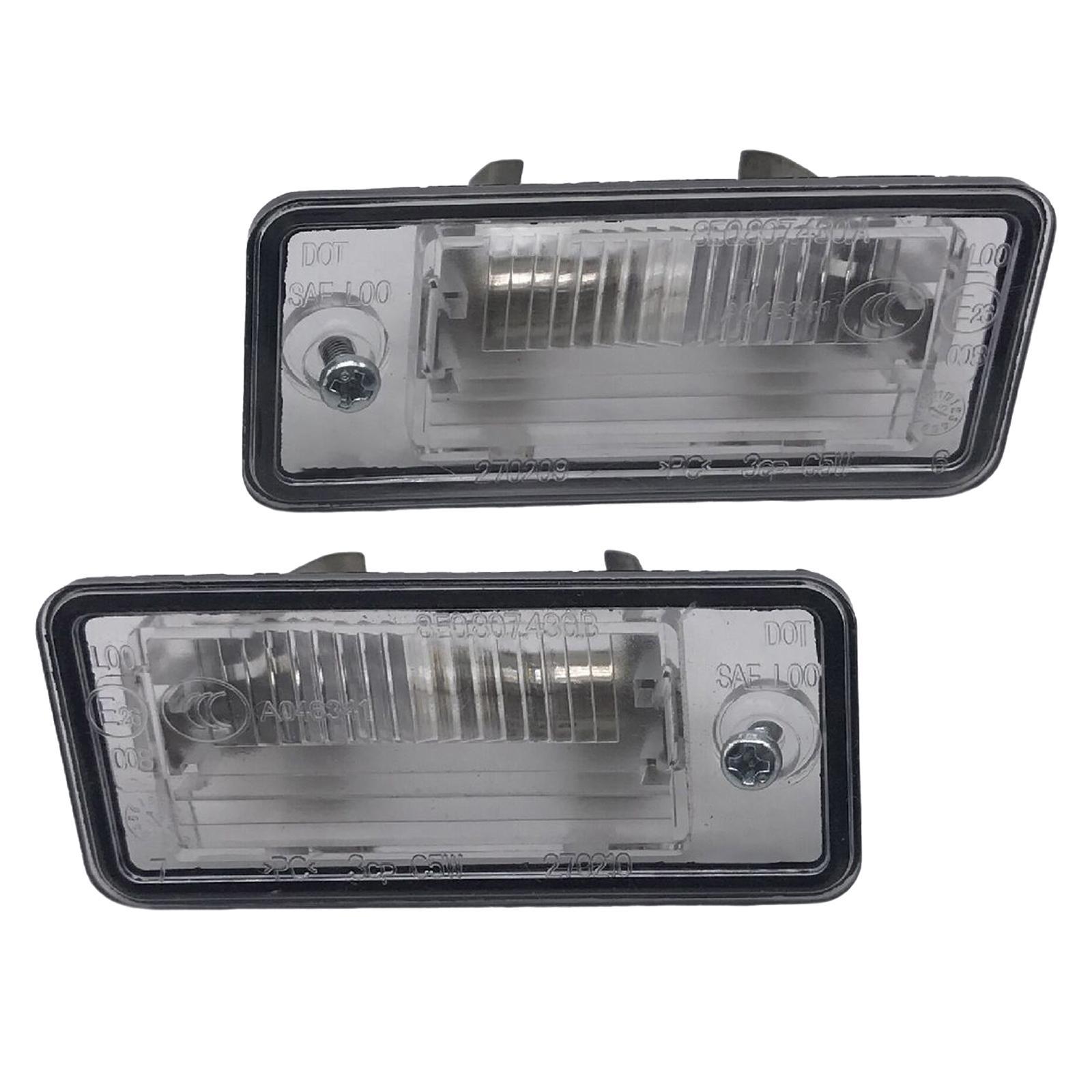 Plate Light Assemblies 8E0807430A/B for A4 B7 Stable Performance Convenient Installation