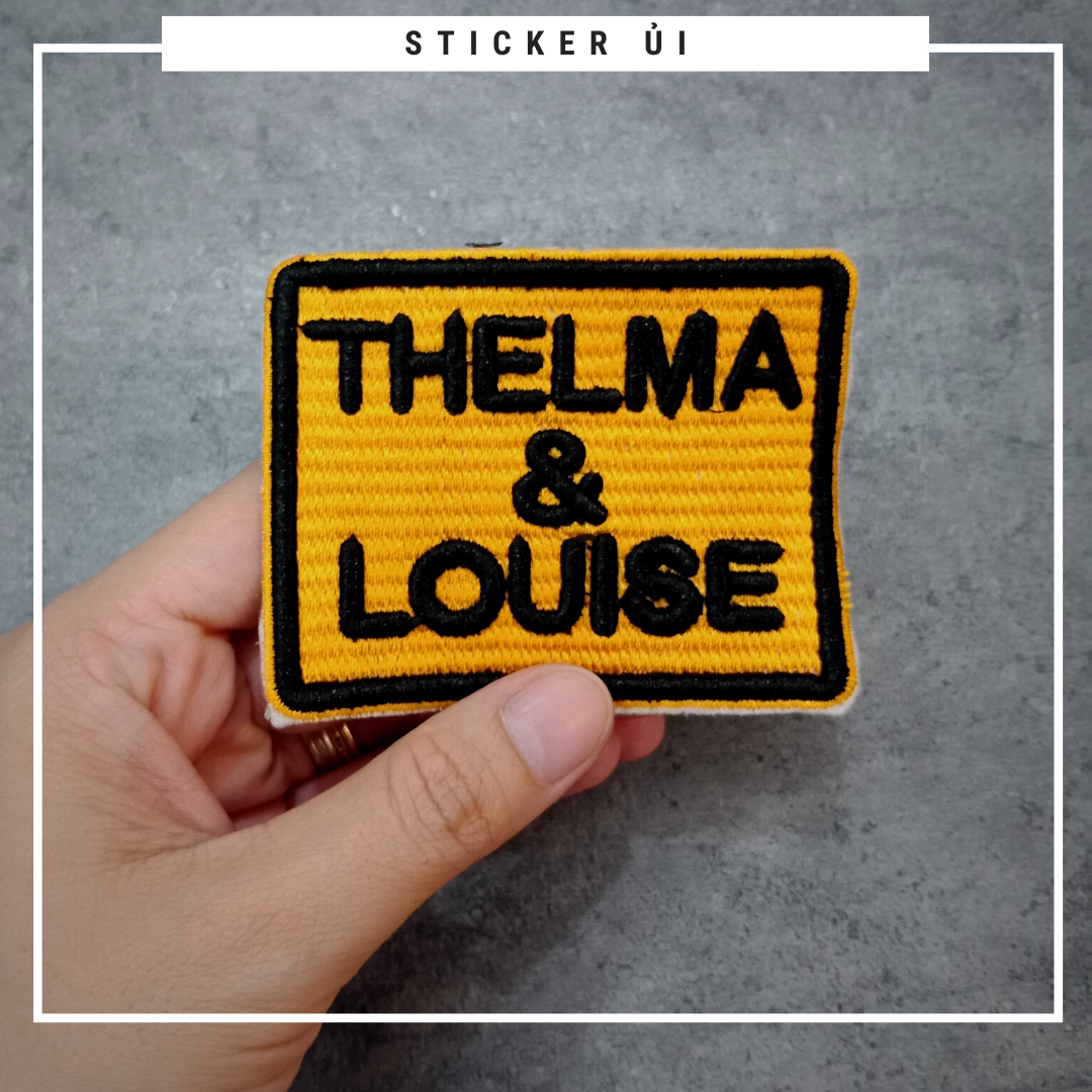 Phụ kiện trang trí áo thun tay lỡ unisex: Logo Sticker Patch Ủi Quần Áo, BALO, quần jogger chuẩn local brand streetstyle