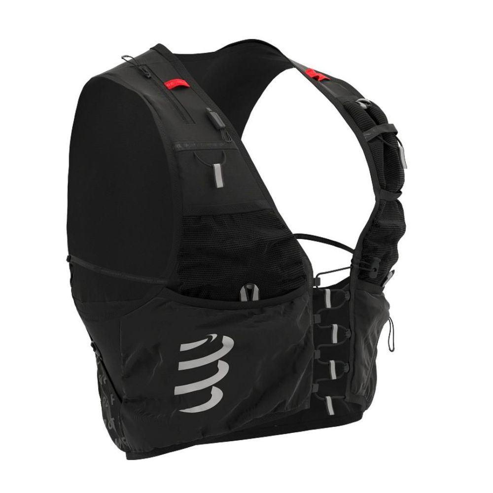 Vest Nước Chạy Trail Compressport UltRun S Pack Evo 10 - Black