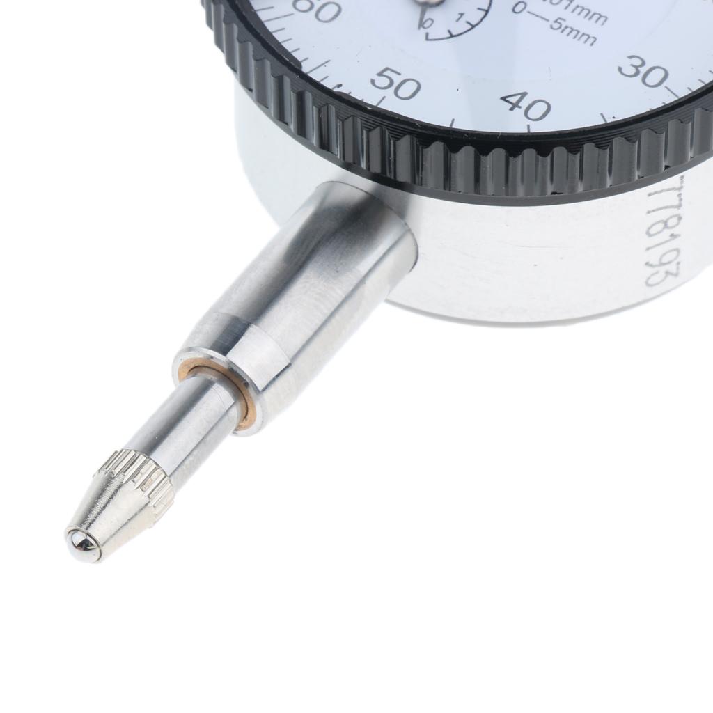Độ Chính Xác Cao 0-5 Mm Phạm Vi Đo Mặt Số Đo 0.01 Mm Độ Chính Xác