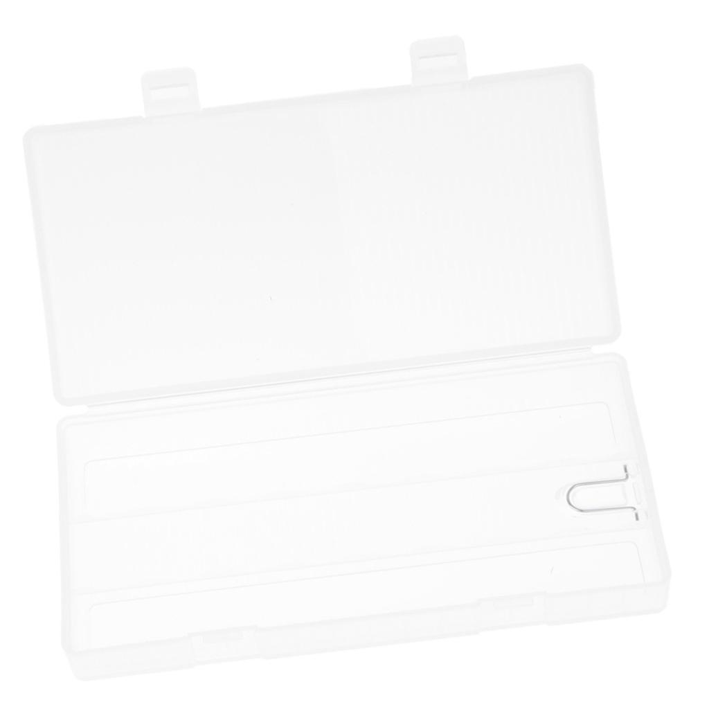 Transparent Battery Organizer Storage Case Holder Box For 18650 Batteries