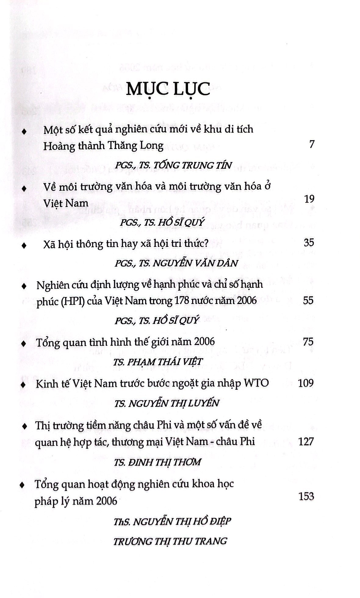 Niên Giám Khoa Học Xã Hội Số 2