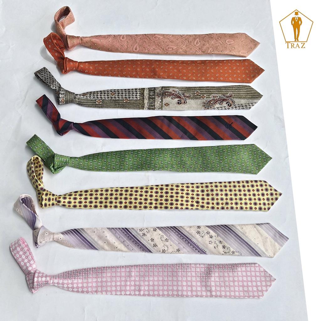 Cà Vạt, Caravat, Cravat Nam Trung Niên Họa Tiết Bản To 8Cm