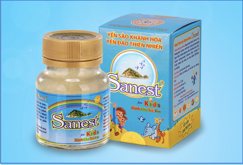 COMBO 6 LỌ NƯỚC YẾN SÀO KHÁNH HÒA SANEST TRẺ EM 62ML