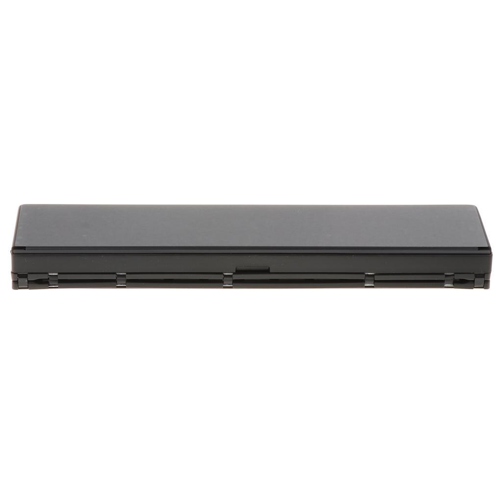 Foldable Tri-fold Bluetooth Keyboard Triple Wireless For PC Folding Black