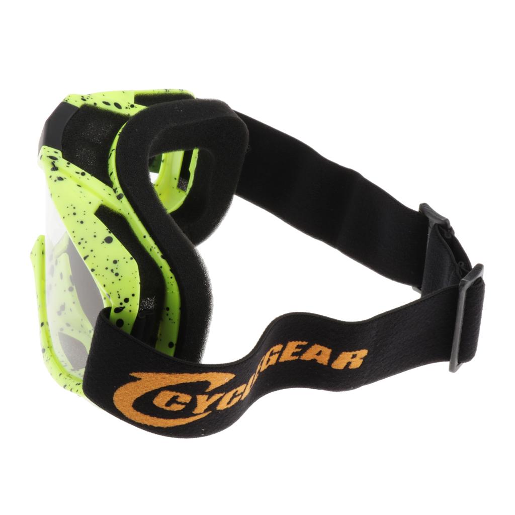 Motorcycle Riding Helmet Goggles, ATV Dirt Bike Racing Goggle Eyewear with Adjustable Headband for Men Women Adults' Cycling Skiing