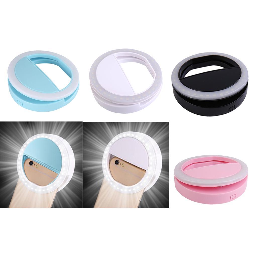 Mini Portable 36LED Fill-in USB Selfie Light Lamp For Mobilephone White