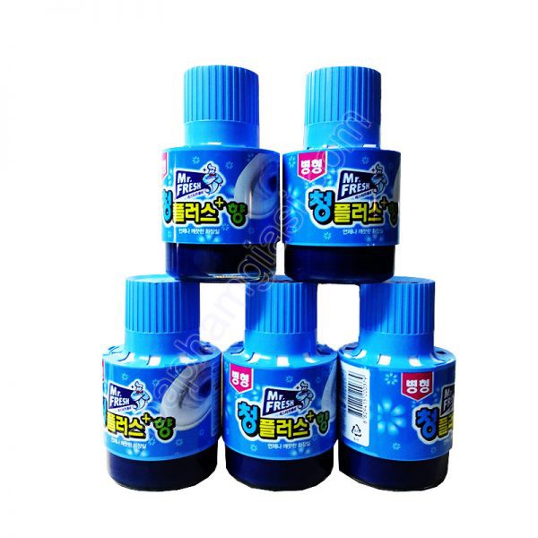 Combo 5 Cốc thả bồn cầu tẩy xanh toilet Hàn Quốc Mr Fresh 180g
