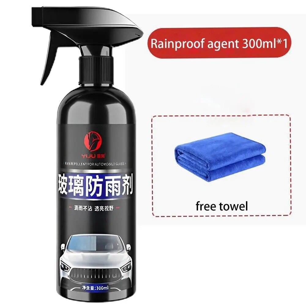 Chai Xịt Nano Chống Bám Đọng Nước Mưa Trên Kính Ô Tô Công Nghệ Nhât Bản 300Ml Tặng Kèm Khăn Lau