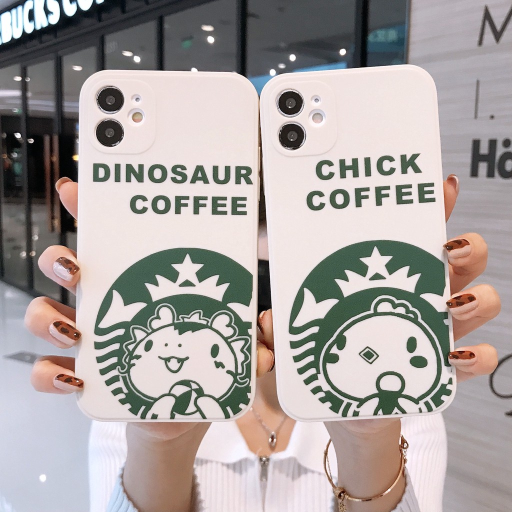 Ốp Lưng iPhone Cạnh Vuông Chick Dino Cho iPhone 6 / 6 Plus / 7 / 7 Plus / 8 / 8 Plus / X / Xs / Xs Max / 11 / 11 Pro / 11 Pro Max / 12 / 12 Pro / 12 Pro Max