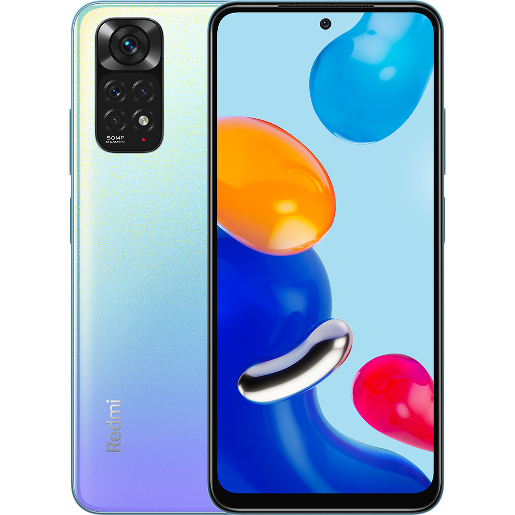 Điện thoại Xiaomi Redmi Note 11 4GB/64GB Xanh Dương Nhạt - Hàng Chính Hãng