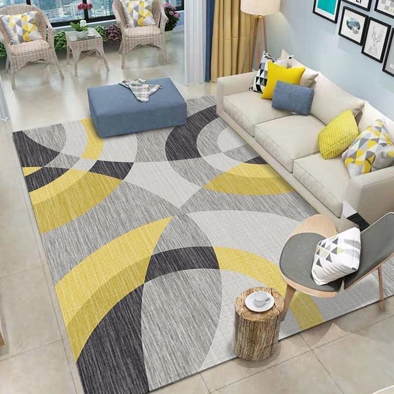 Thảm nỉ BALI trải sàn loại 1m6 x 2m3 loại 5D mẫu Hoa hồng