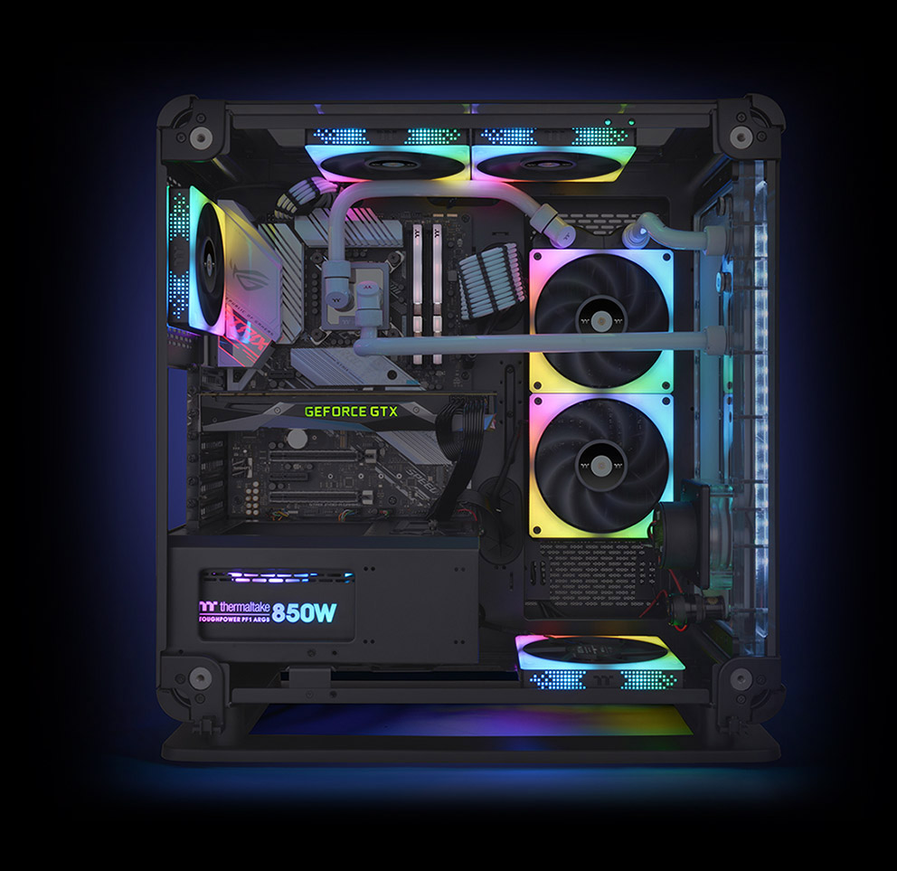 QUẠT TẢN NHIỆT Thermaltake TOUGHFAN12 RGB Black - Hàng chính hãng