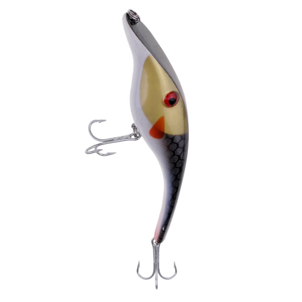 Fishing Pencil Bait Fishing Lure Bait Hard Crankbait Hook 1/0# Black,White