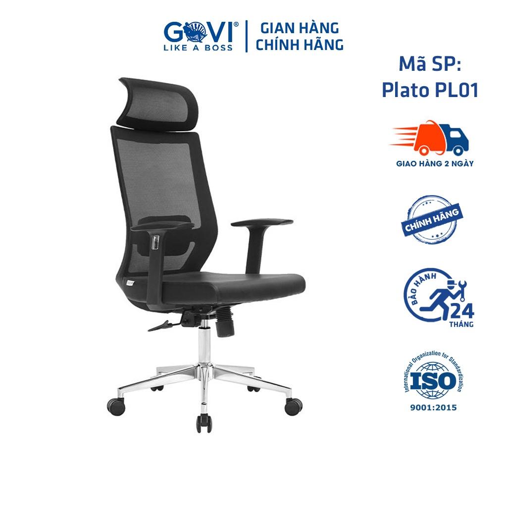 Ghế công thái học GOVI Ergonomic Plato PL01 Thiết kế bảo vệ sức khỏe