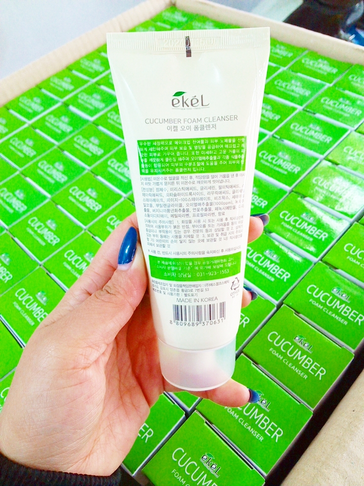 Sữa rửa mặt Dưa Leo - Ekel Foam Cleanser Cucumber 100ml