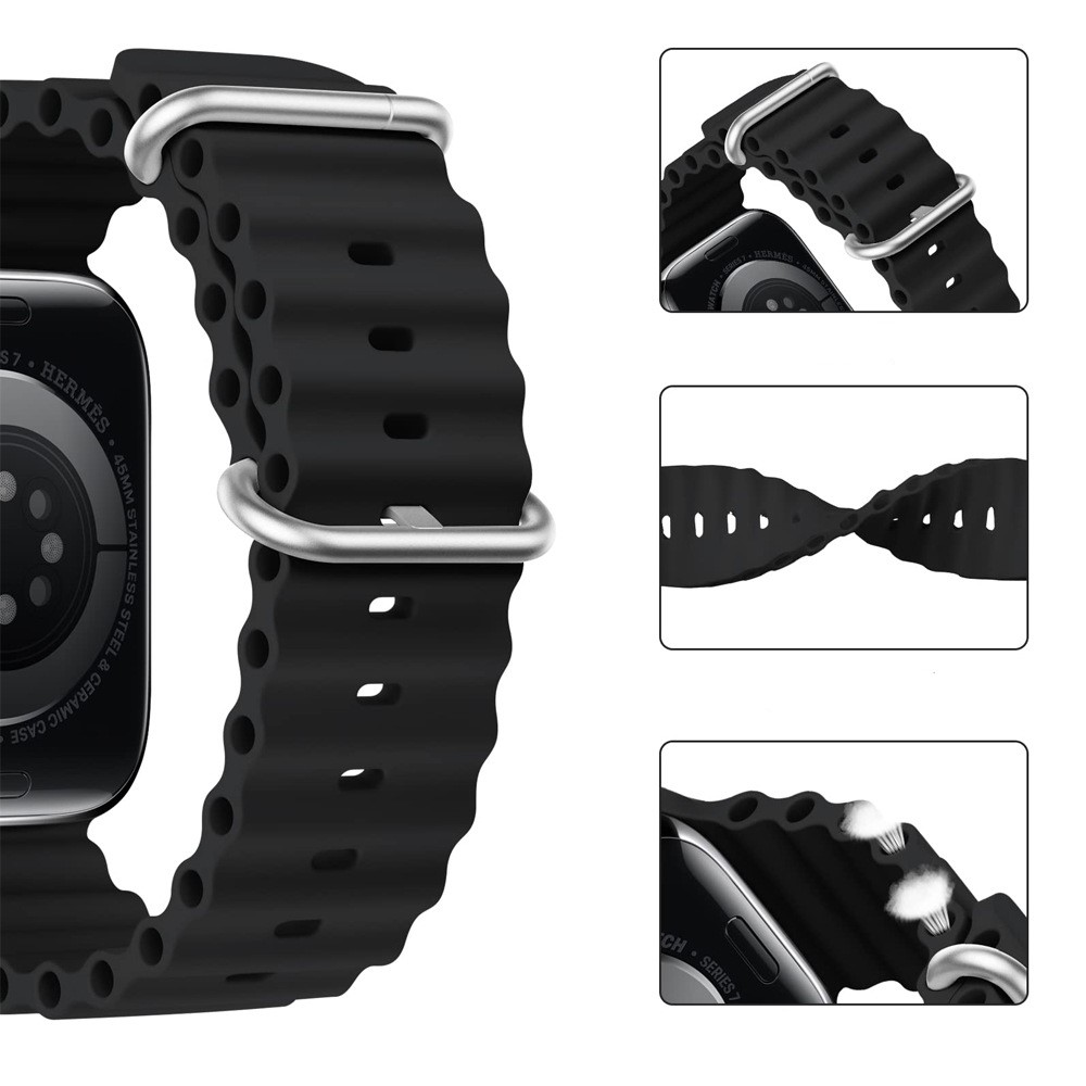 Dây Đeo Thay Thế Ocean Band Kai Dành Cho Đồng Hồ Thông Minh Apple Watch Ultra 49mm Series 8 7 6 5 4 3 Size 38/40/41/42/44/45 mm- Hàng Chính Hãng