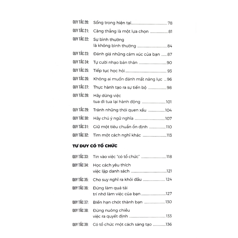 Sách Những Quy Tắc Tư Duy