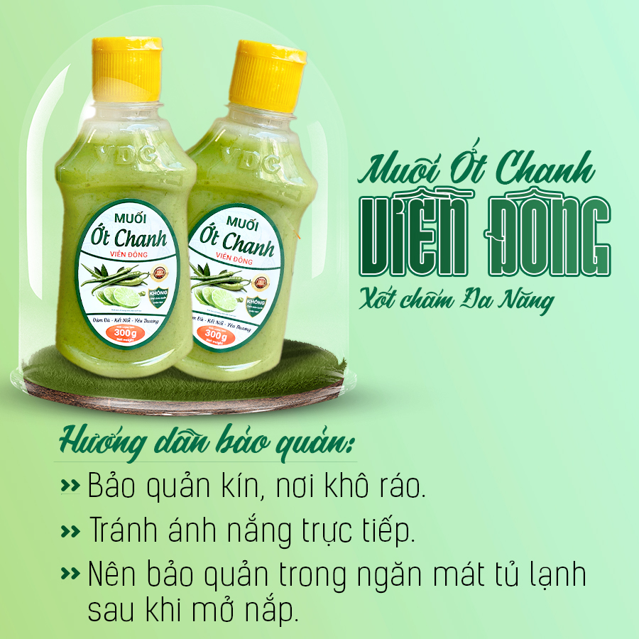 Muối ớt chanh Viễn Đông 300g (Xốt chấm)-cay nồng đậm đà chấm gà, hải sản, đồ nướng BBQ