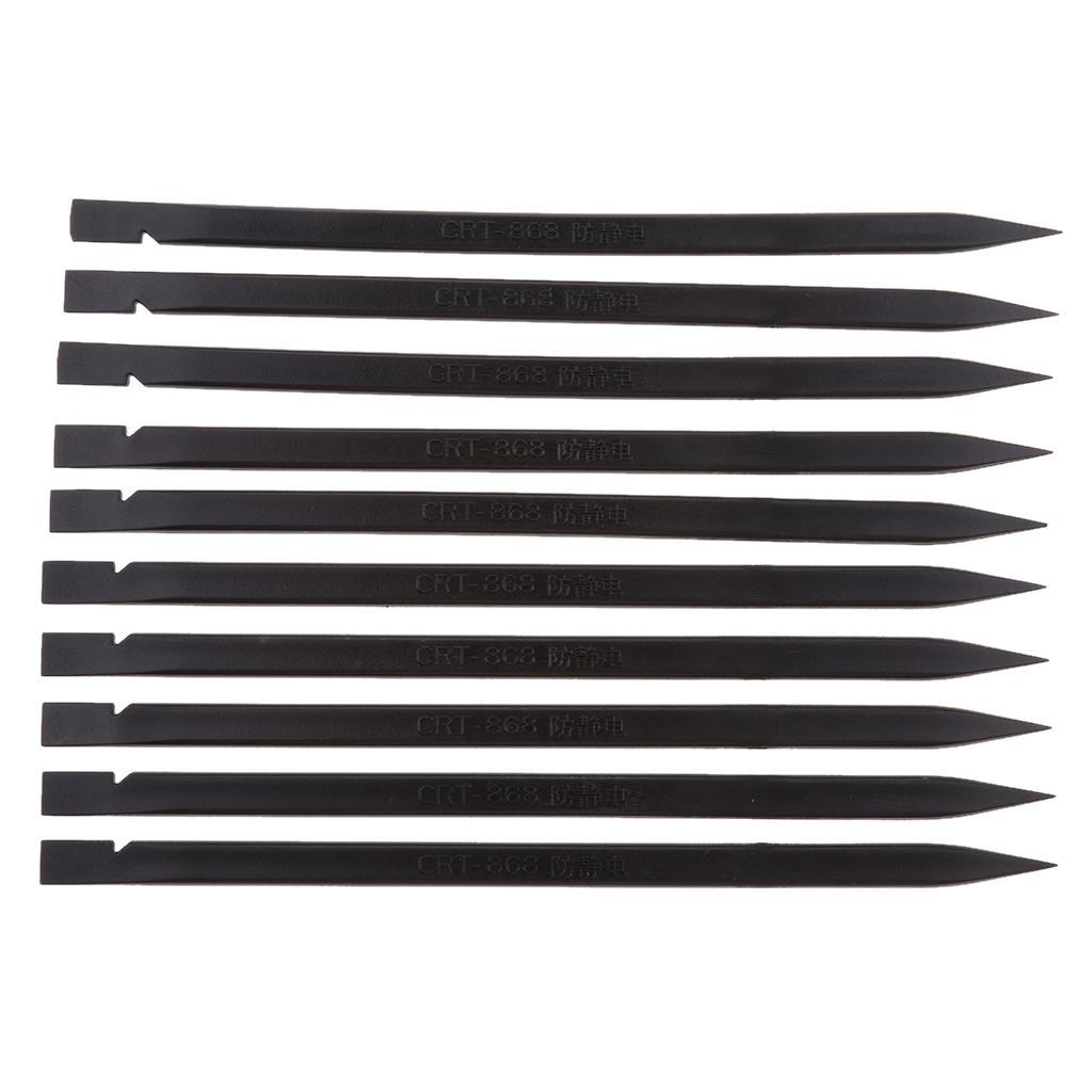 20Pcs Anti Static Plastic Spudger Nylon Stick Pry Open Tool for Phones Black