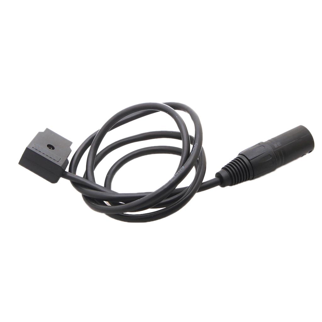 D-Tap B Female To XLR 4PMale Adapter Cable for Anton Bauer Battery V-Mount