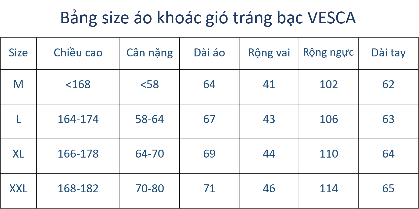 Áo Khoác Gió Nam Tráng Bạc Chống Nước Unisex Cao Cấp VESCA M2