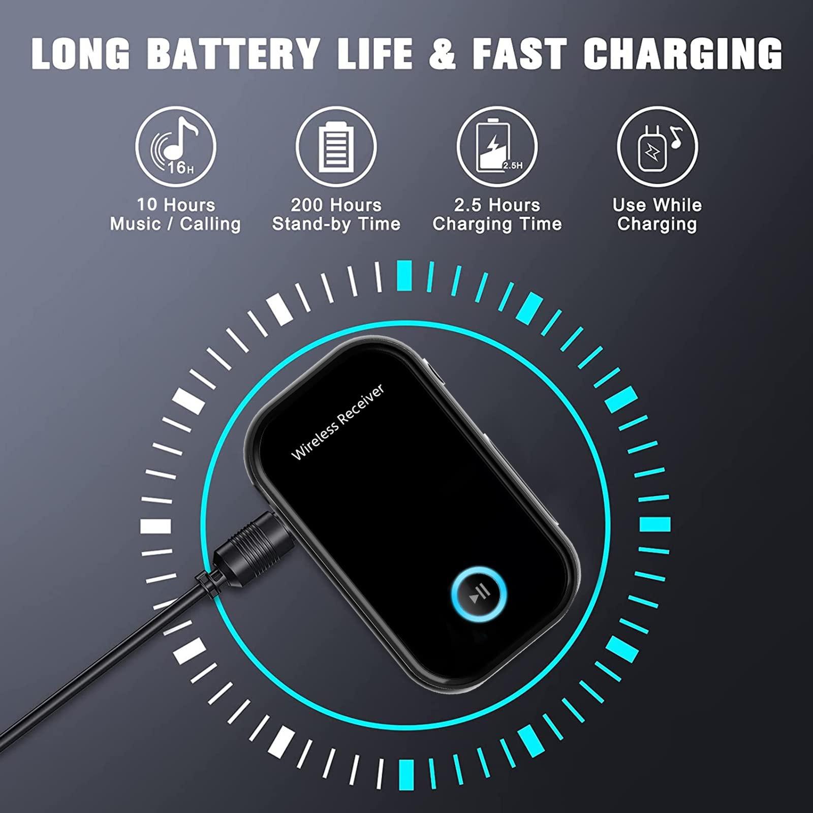 Bộ điều hợp xe Bluetooth, máy thu ô tô Bluetooth BT5.0 Cuộc gọi tay, với máy thu âm thanh Bluetooth Audio 3.5mm cho CAR/WIRPCH/Tai nghe âm thanh trong nước