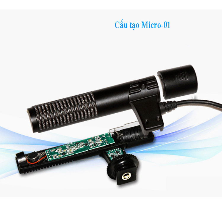 Microphone thu âm MIC-01 dùng cho máy ảnh .