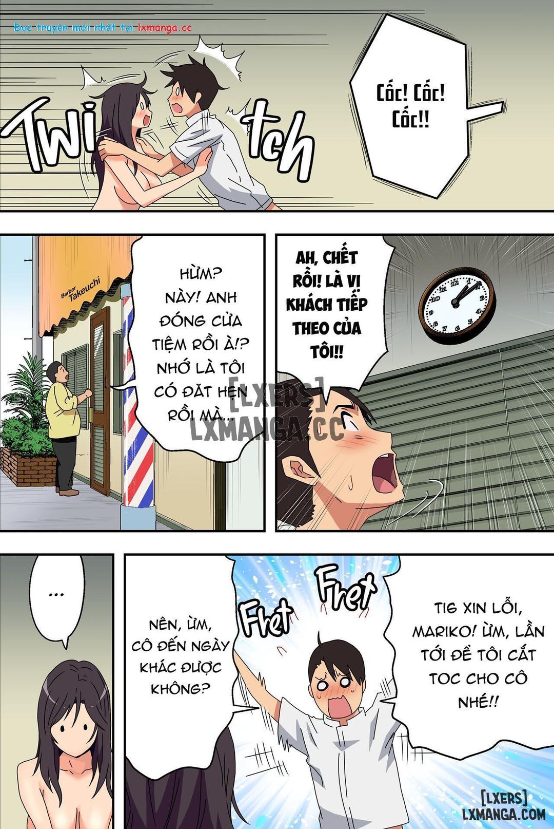nơi tiệm cắt tóc sung sướng chapter 0 61