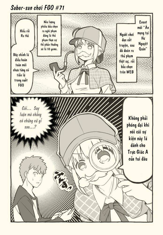 saber-san chơi fgo! chapter 51 28