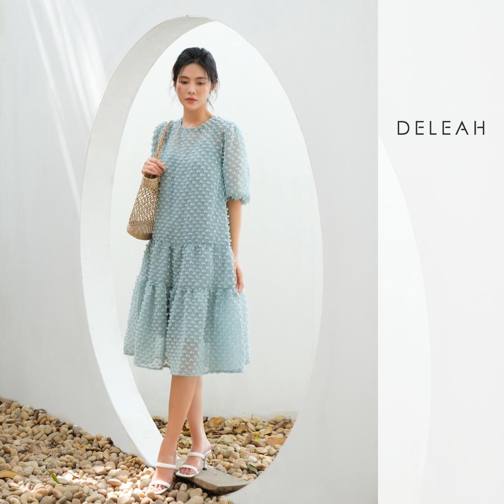 Đầm suông hai lớp De Leah 