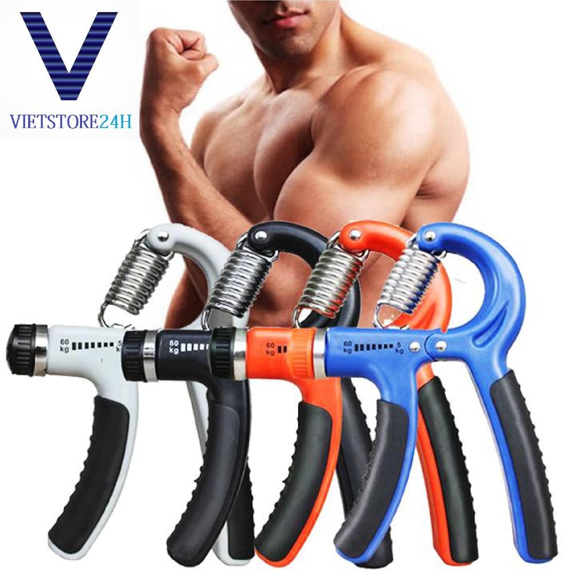 Kìm tập cơ tay chữ R - Giao Màu Ngẫu Nhiên