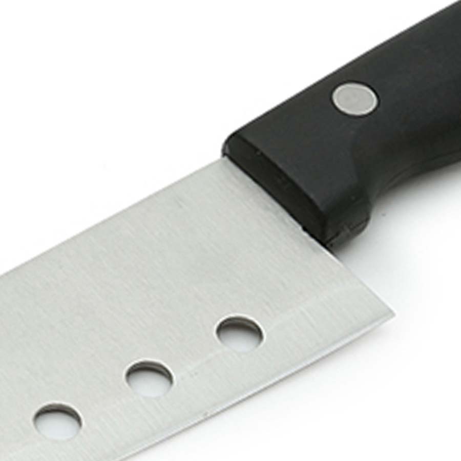 Dao inox có lỗ sắc bén, tay cầm nhựa cao cấp PP tiện lợi - Japan