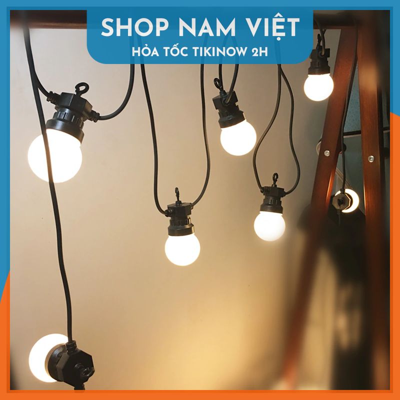 Dây Led Ping Pong G50 Siêu Bền Chịu Mưa Nắng Trang Trí Ngoài Trời - Chính Hãng NAVIVU