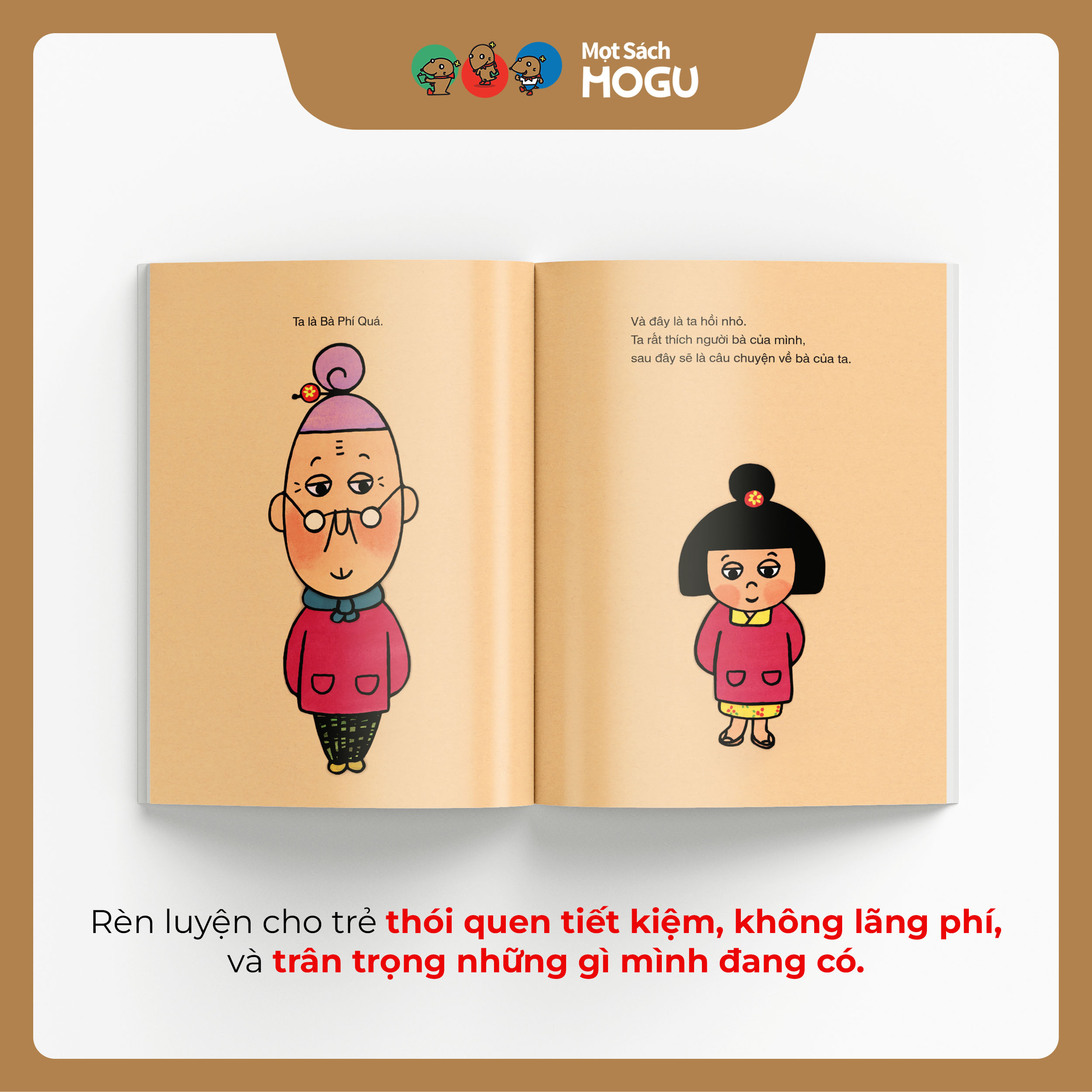 Truyện Ehon bé 3-4-5 tuổi - Bà của bà phí quá