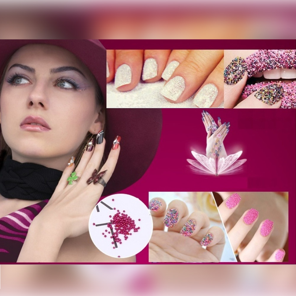 Trứng Cá Trang Trí Nail 12 Màu đa dạng chuyên Gắn trang trí Móng, Đính Được Chắc Chắn Lên Móng, Hiệu Ứng Lấp Lánh Sang Trọng, Có Thể Phối Nhiều Phong Cách Ý Tưởng Khác Nhau Phù Hợp Trang Phục, Sự Kiện