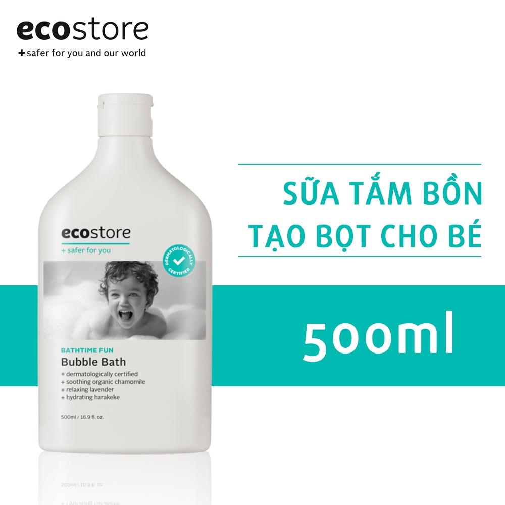 Ecostore Sữa tắm bồn tạo bọt cho bé gốc thực vật 500ml được chứng nhận da liễu