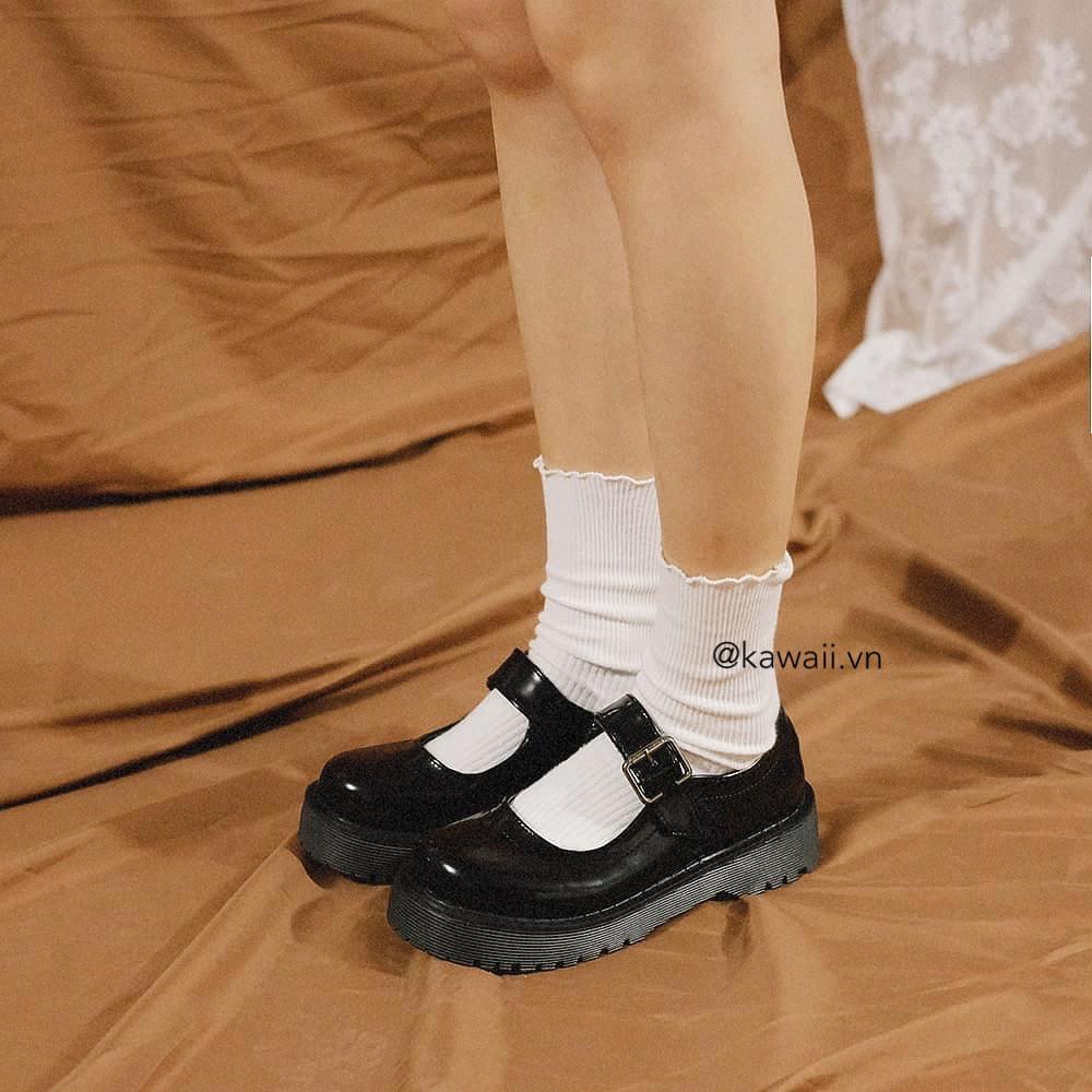 BABI SHOES - GIÀY BÚP BÊ QUAI DÁN NHẬT BẢN (Ảnh thật shop tự chụp)