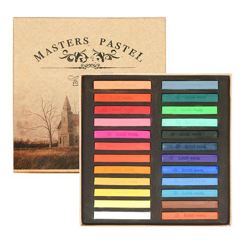 Màu vẽ phấn tiên Master Pastel hộp 24 màu nhập khẩu 2019