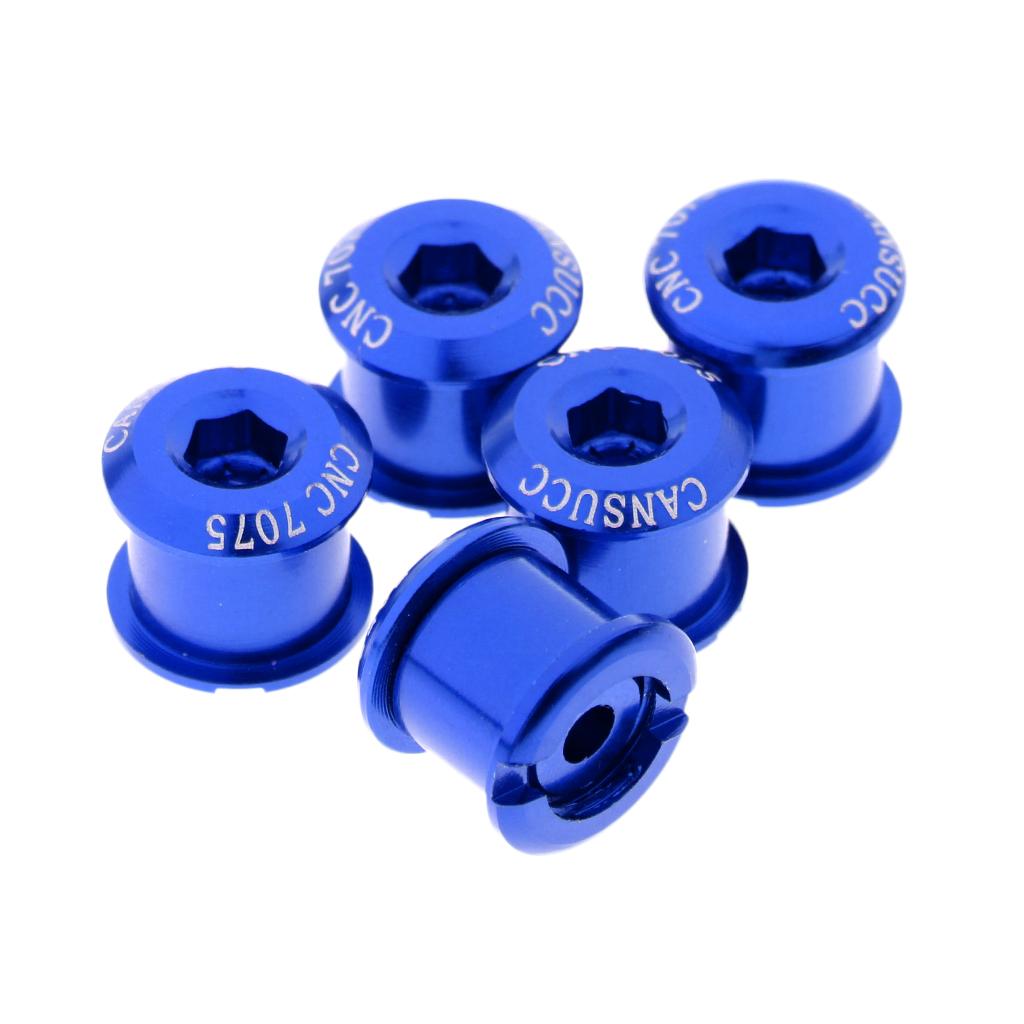 5 Cái Nhôm Hợp Hợp Xe đạp Xe đạp Chainring Crankset Bolt Vít