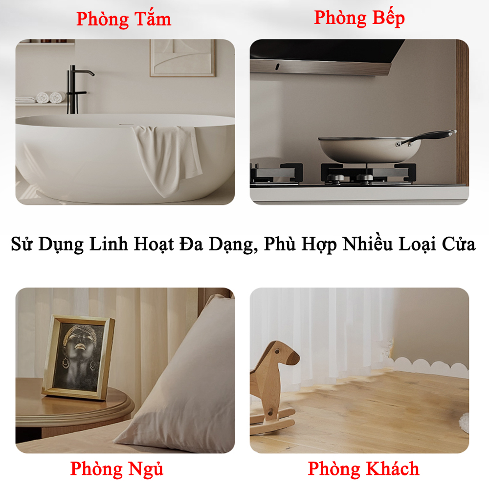 Chốt Khóa Cài Cửa Có Lỗ Cài KUNBE Gài Cây Gạt Dày Dặn Chắc Chắn An Toàn Cao Cấp Tiện Dụng