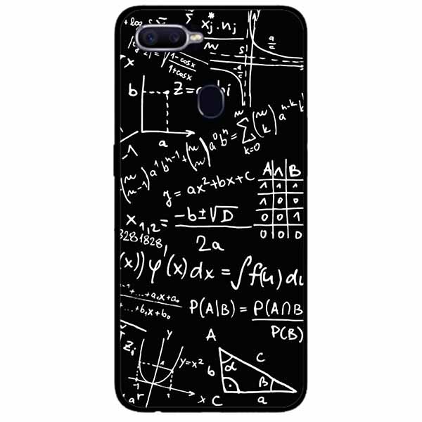 Ốp lưng in cho Oppo F9 Mẫu Toán Học 1