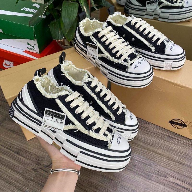 GIÀY THỂ THAO ĐẾ CAO VIỀN XÙ HÀNG ĐẸP - 4P