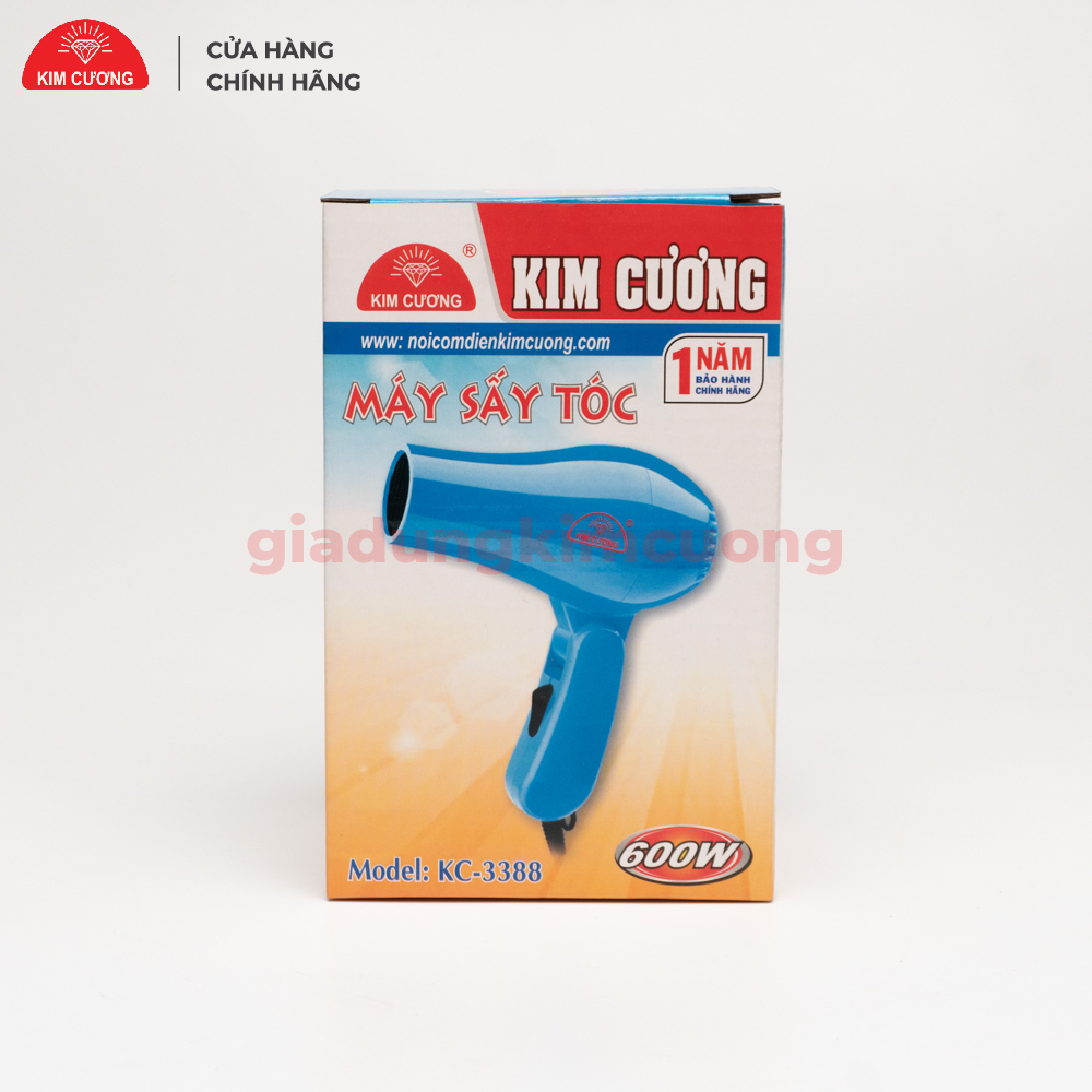 Máy Sấy Tóc Kim Cương 600W - Máy Sấy Tóc Mini 2 Tốc Độ - Hàng Chính Hãng